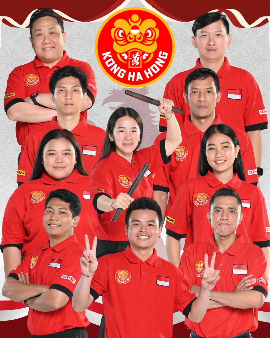 印尼廣肇江夏堂龍獅團